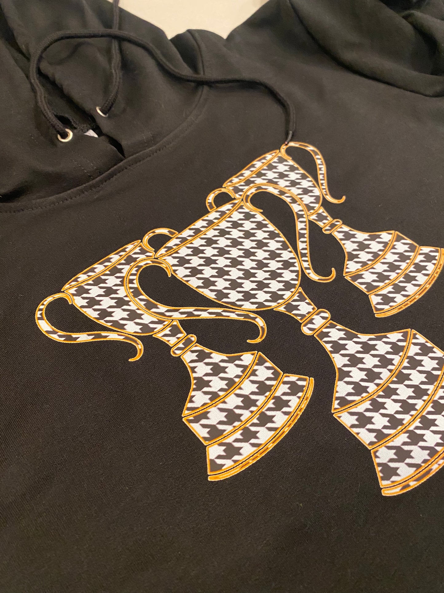 Uppity Houndstooth Hoodie Short Set Female