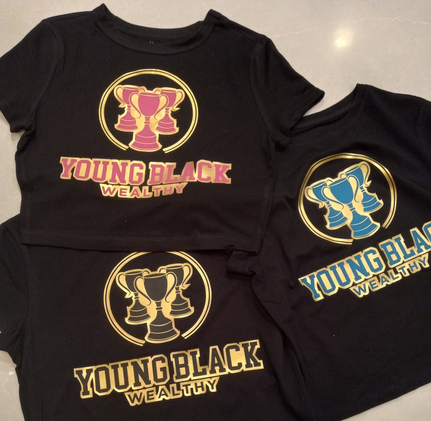 YBW Gold Club Crop and T