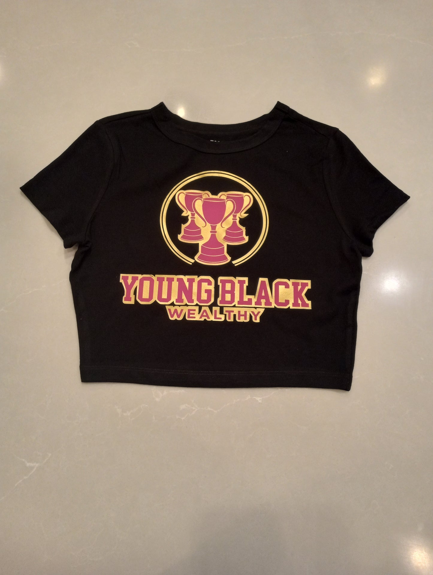 YBW Gold Club Crop and T