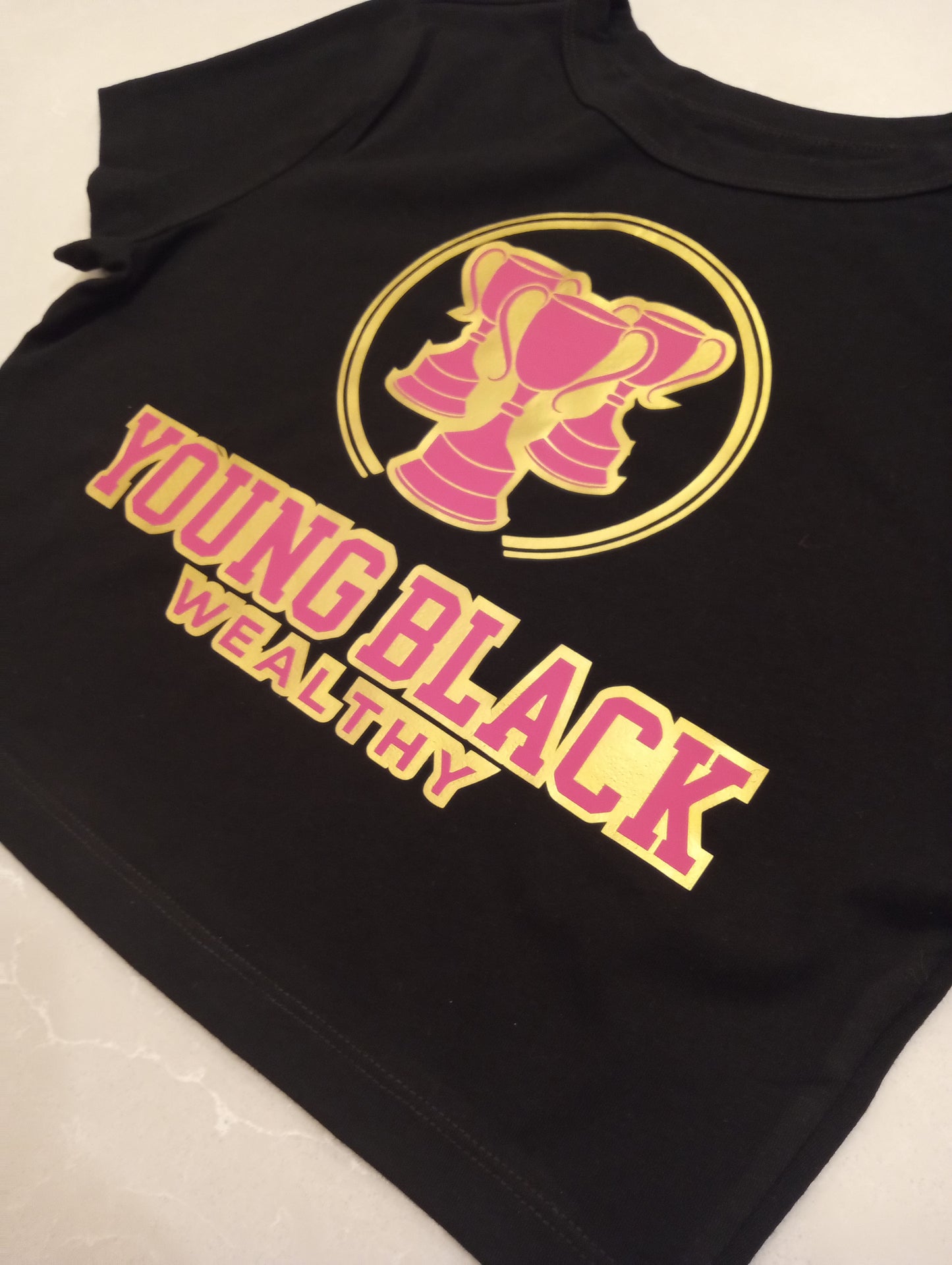 YBW Gold Club Crop and T