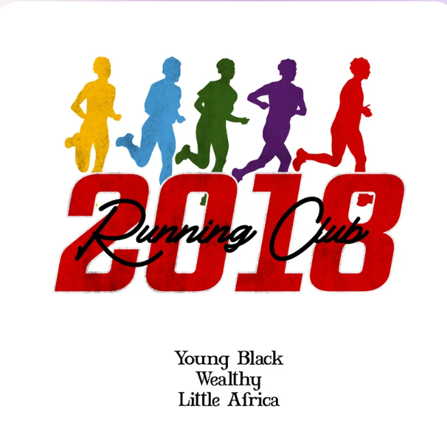 Young Black Wealthy Running Club T