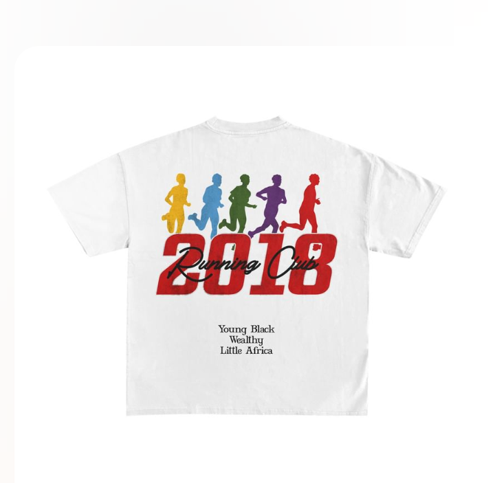 Young Black Wealthy Running Club T