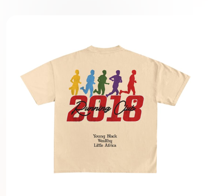 Young Black Wealthy Running Club T