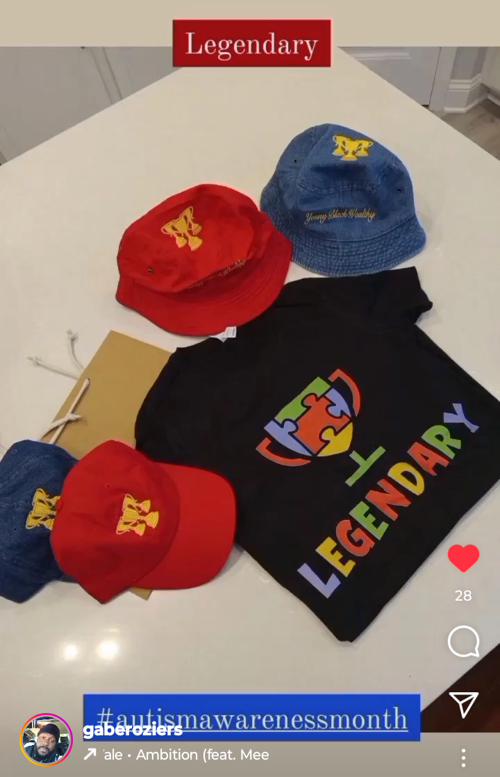 "Legendary" 2 Autism Awareness T