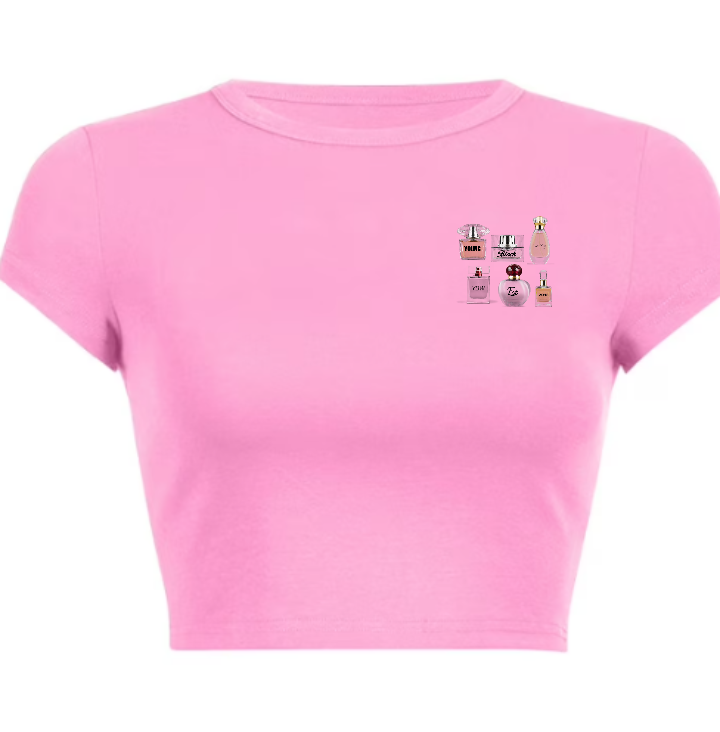 "Smells Like YBW" Fitted Crop Top