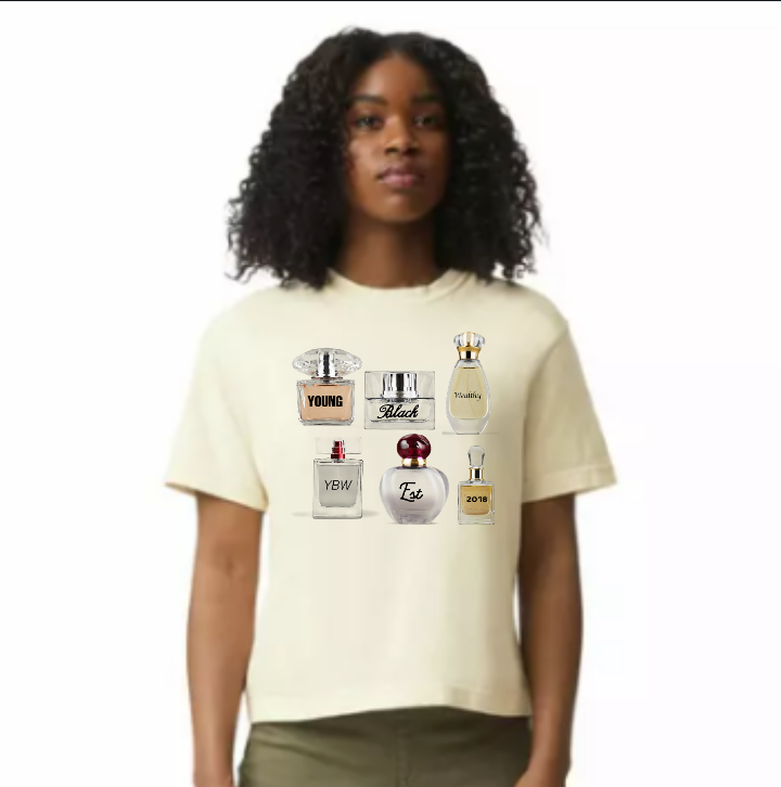 "Smells Like YBW" Boxy Cut Crop