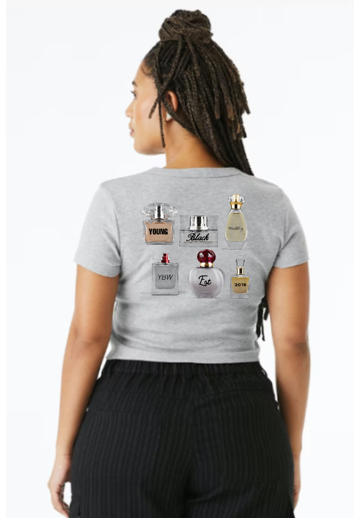 "Smells Like YBW" Fitted Crop Top