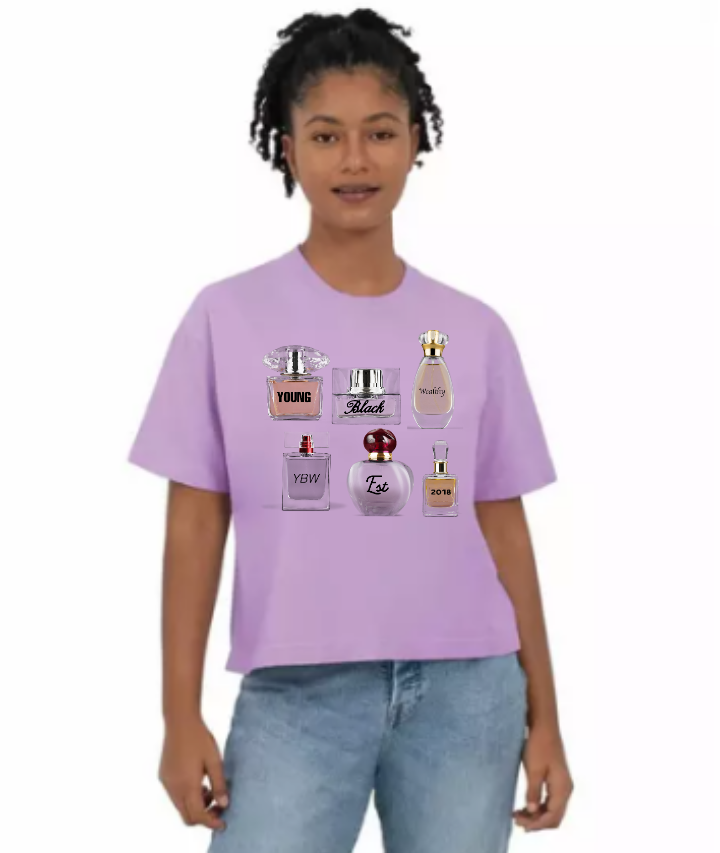 "Smells Like YBW" Boxy Cut Crop