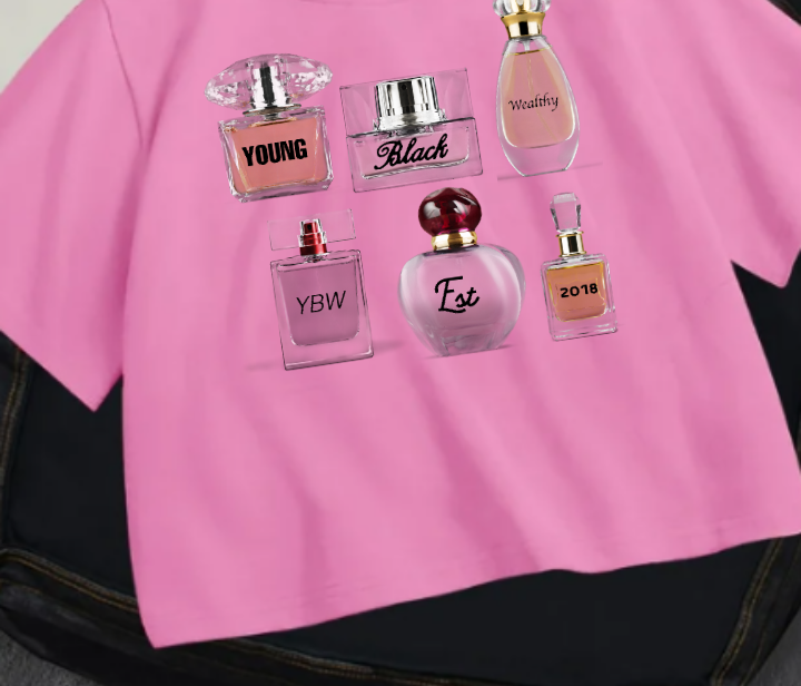 "Smells Like YBW" Fitted Crop Top
