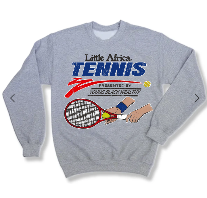 Lil' Africa Tennis 4 Crewneck