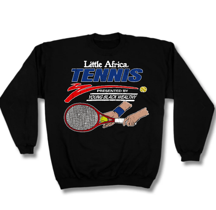 Lil' Africa Tennis 4 Crewneck