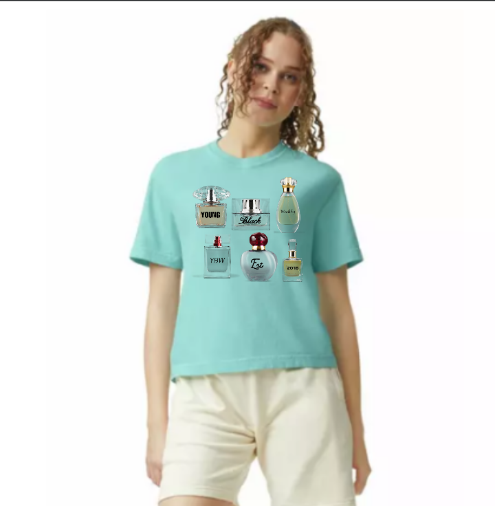 "Smells Like YBW" Boxy Cut Crop
