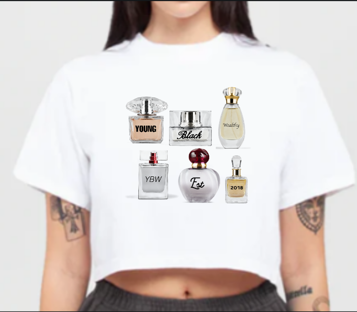 "Smells Like YBW" Boxy Cut Crop