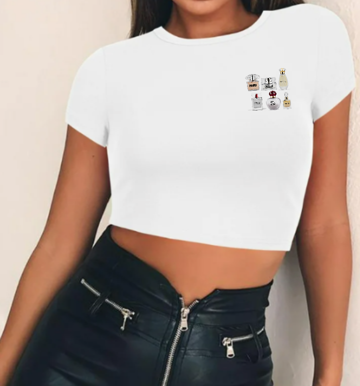 "Smells Like YBW" Fitted Crop Top