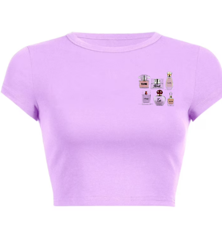 "Smells Like YBW" Fitted Crop Top