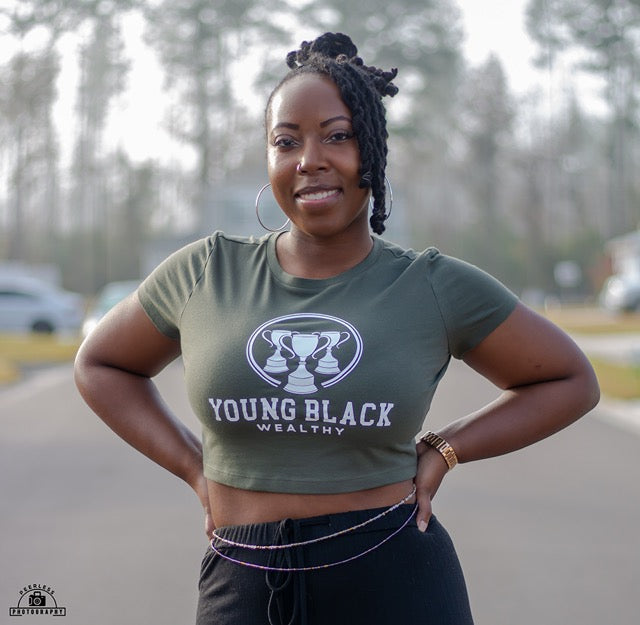 YBW Logo Crop Top